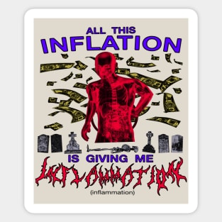 All This Inflation Is Giving Me Inflammation Sticker